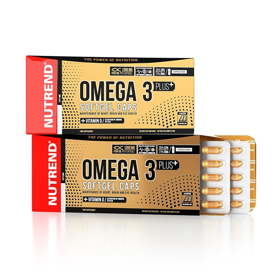 Nutrend Omega 3 Plus 120 Kapseln Packung Ralf's Body Shop