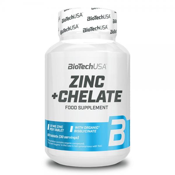 BioTech USA Zink + Chelat 60 Kapseln BioTech USA Zink + Chelat 60 Kapseln