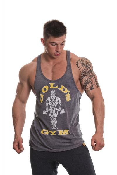 Golds Gym Classic Stringer Tank Top grey marl Golds Gym Classic Stringer Tank Top grey marl