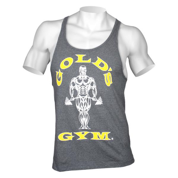 Golds Gym Classic Stringer Tank Top grey marl Golds Gym Classic Stringer Tank Top grey marl